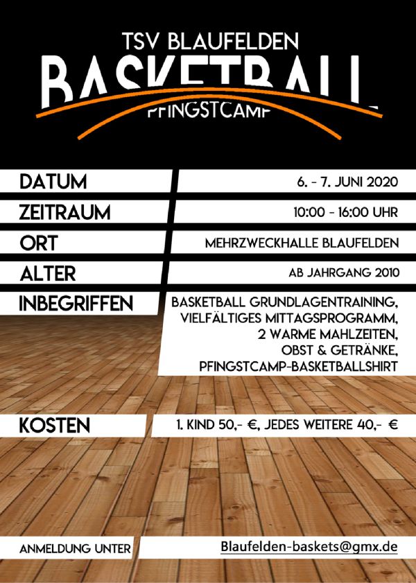 Baskets Pfingstcamp 2020