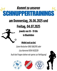 Schnuppertrainings