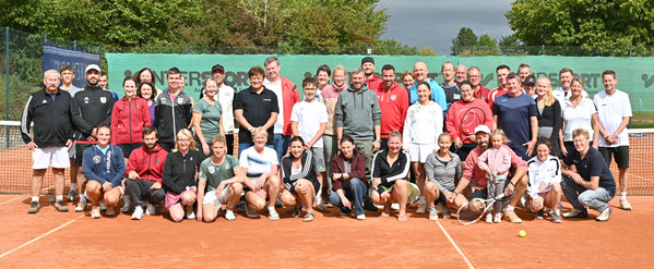 Die Teilnehmer beim Ü70-Mixed Turnier 2026 Die Teilnehmer beim Ü70-Mixed Turnier 2026
